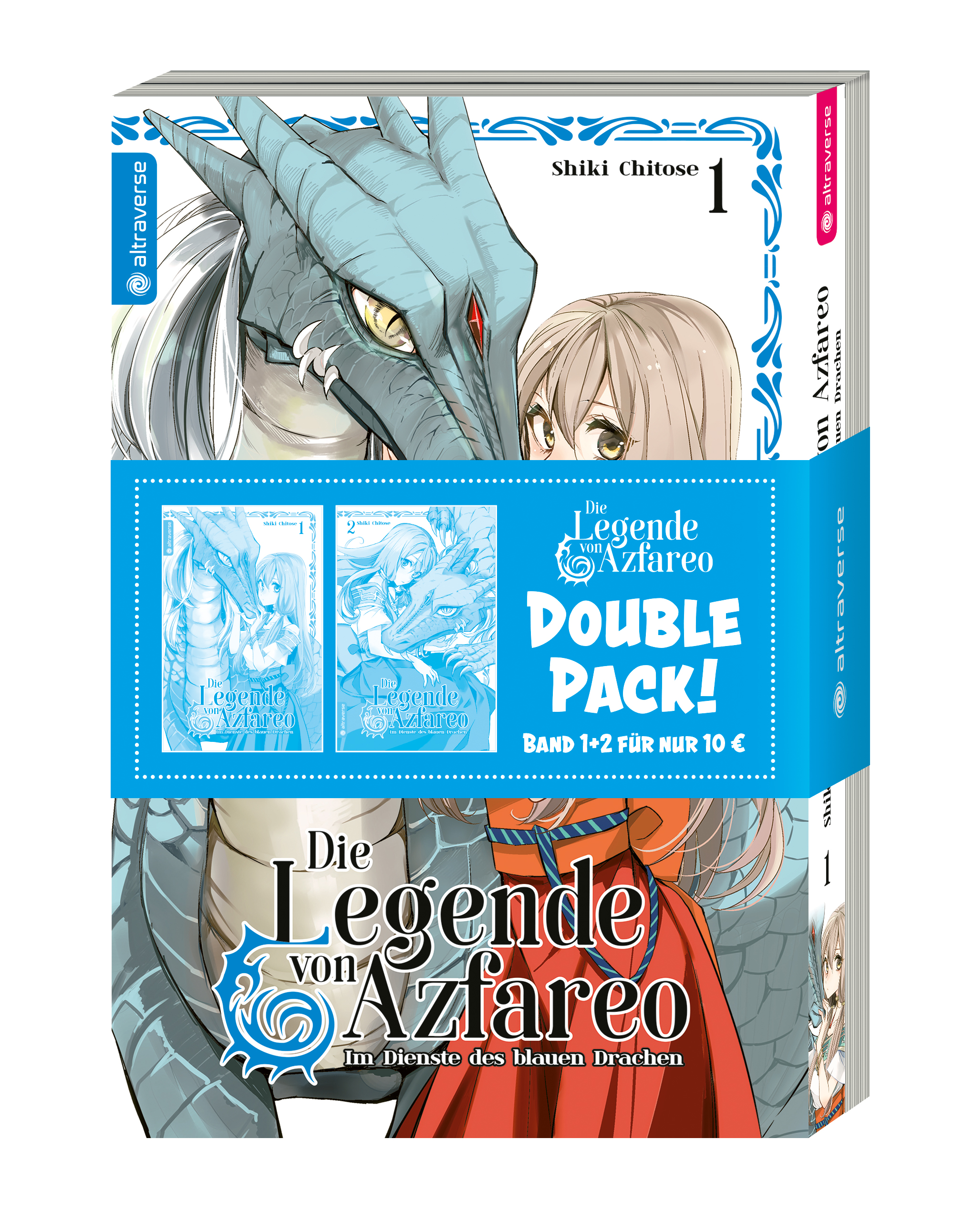 Die Legende von Azfareo – Im Dienste des blauen Drachen - Double Pack - Band 01 & 02